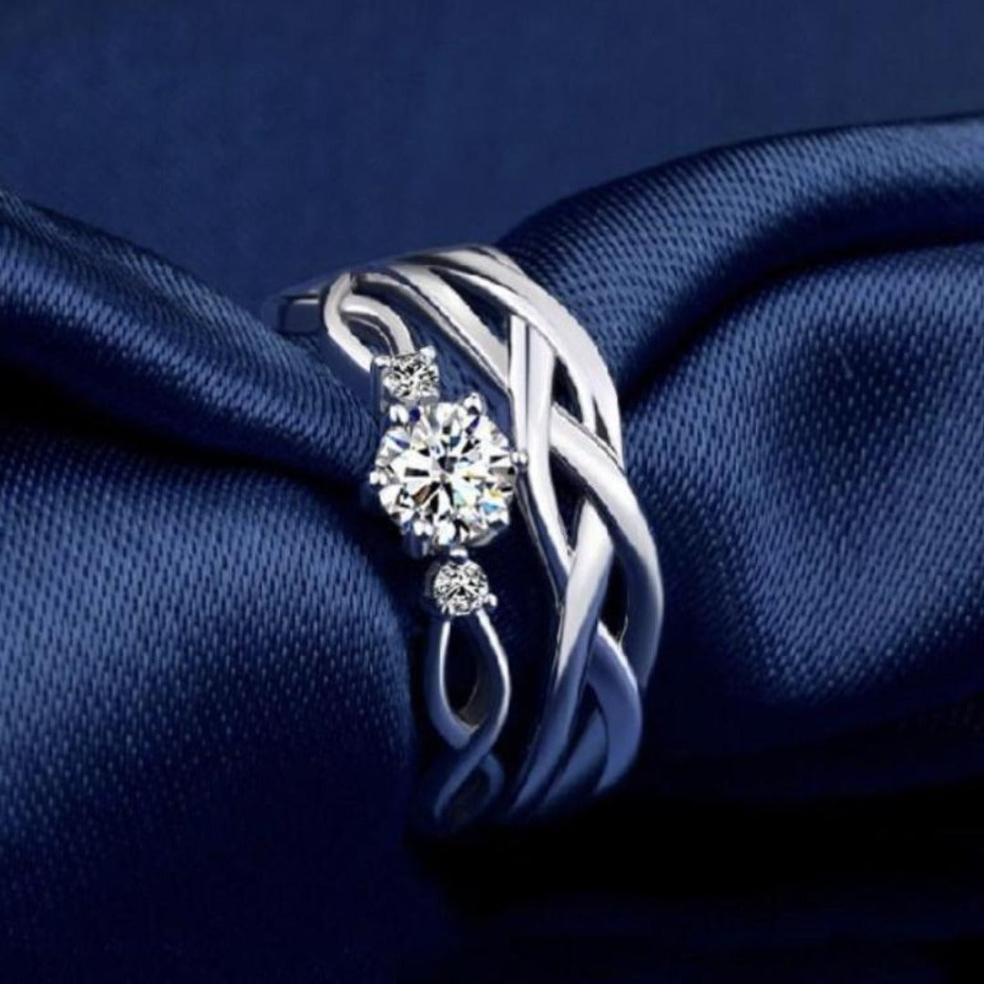 Silver Couple Rings Silver Ring For Couple on Anniversary