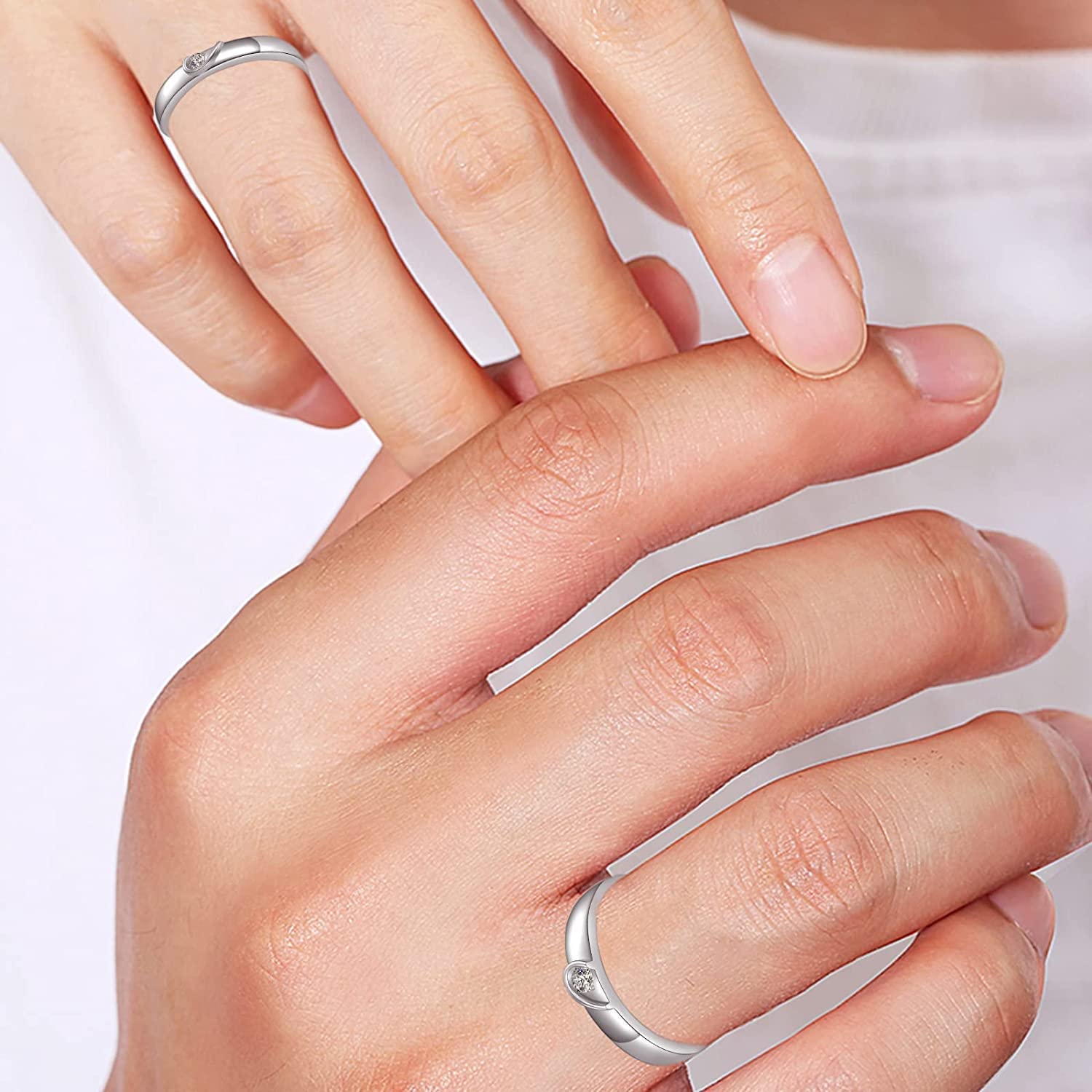 Silver Couple Rings Silver Ring For Couple