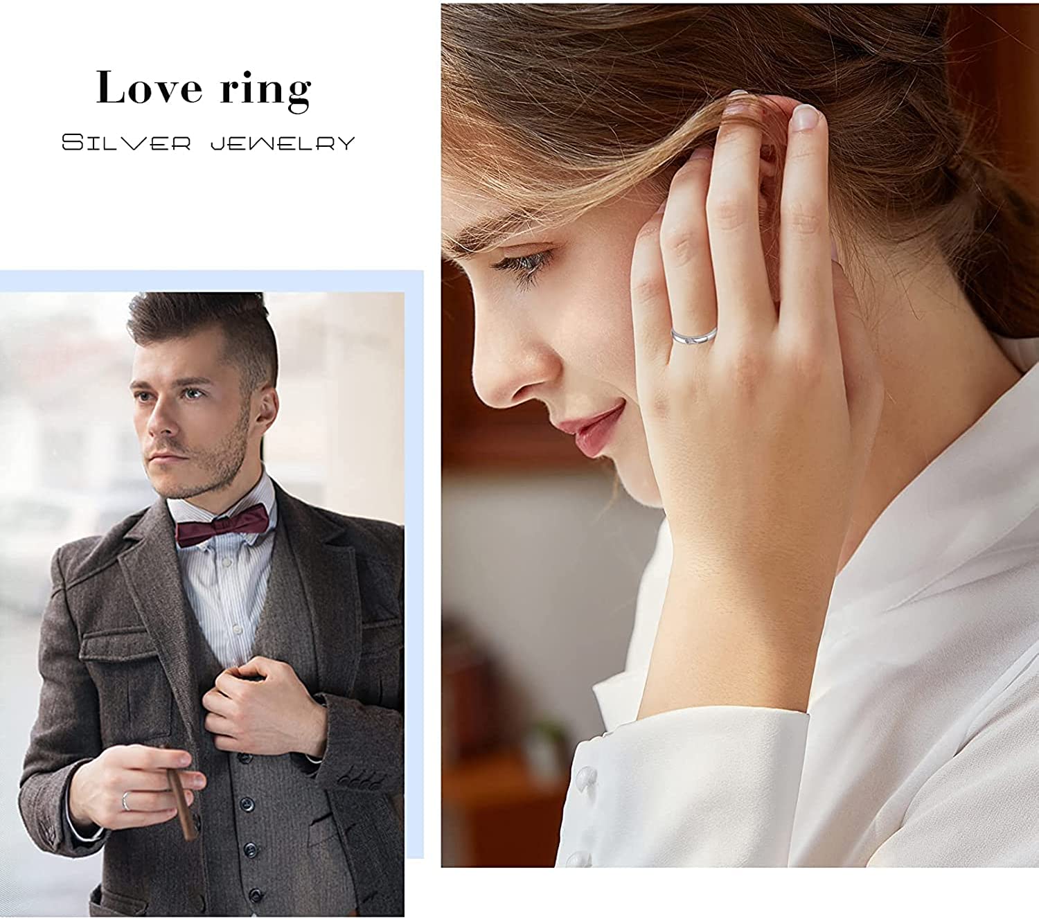 Silver Couple Rings Silver Ring For Couple
