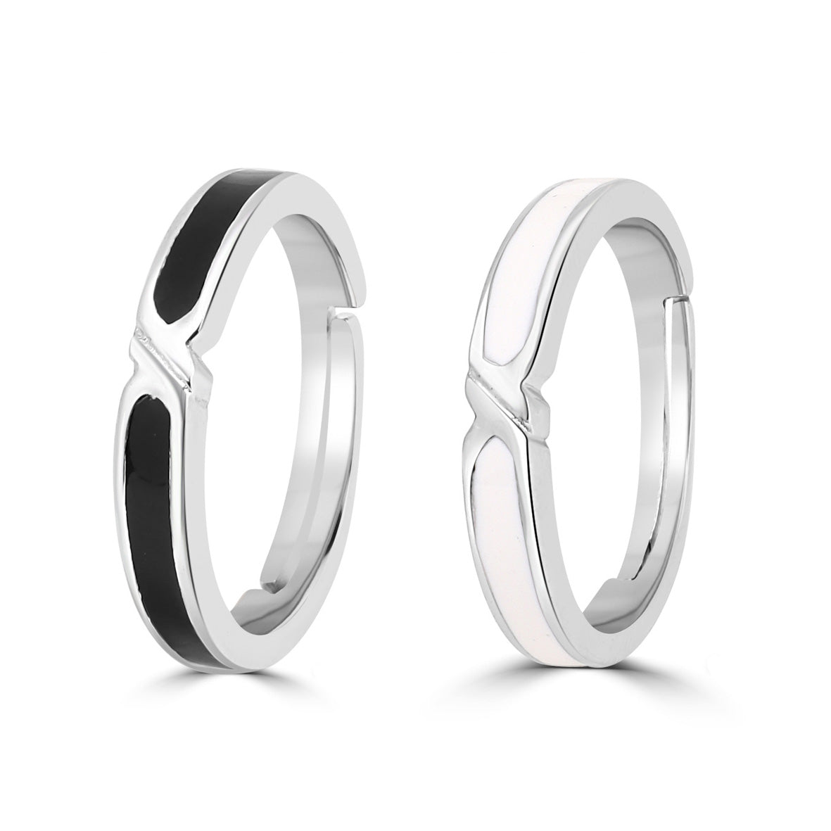 Silver Couple Ring Silver Ring for Couples