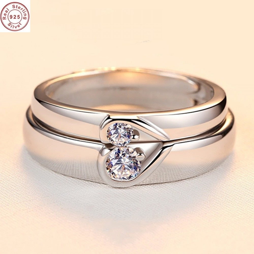 Silver Couple Rings Silver Ring For Couple